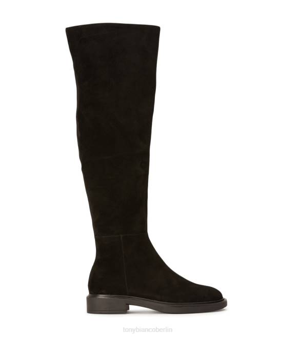 kniehohe Stiefel| de Tony Bianco Frauen Lange Stiefel von Chasey schwarzes Wildleder 4624418